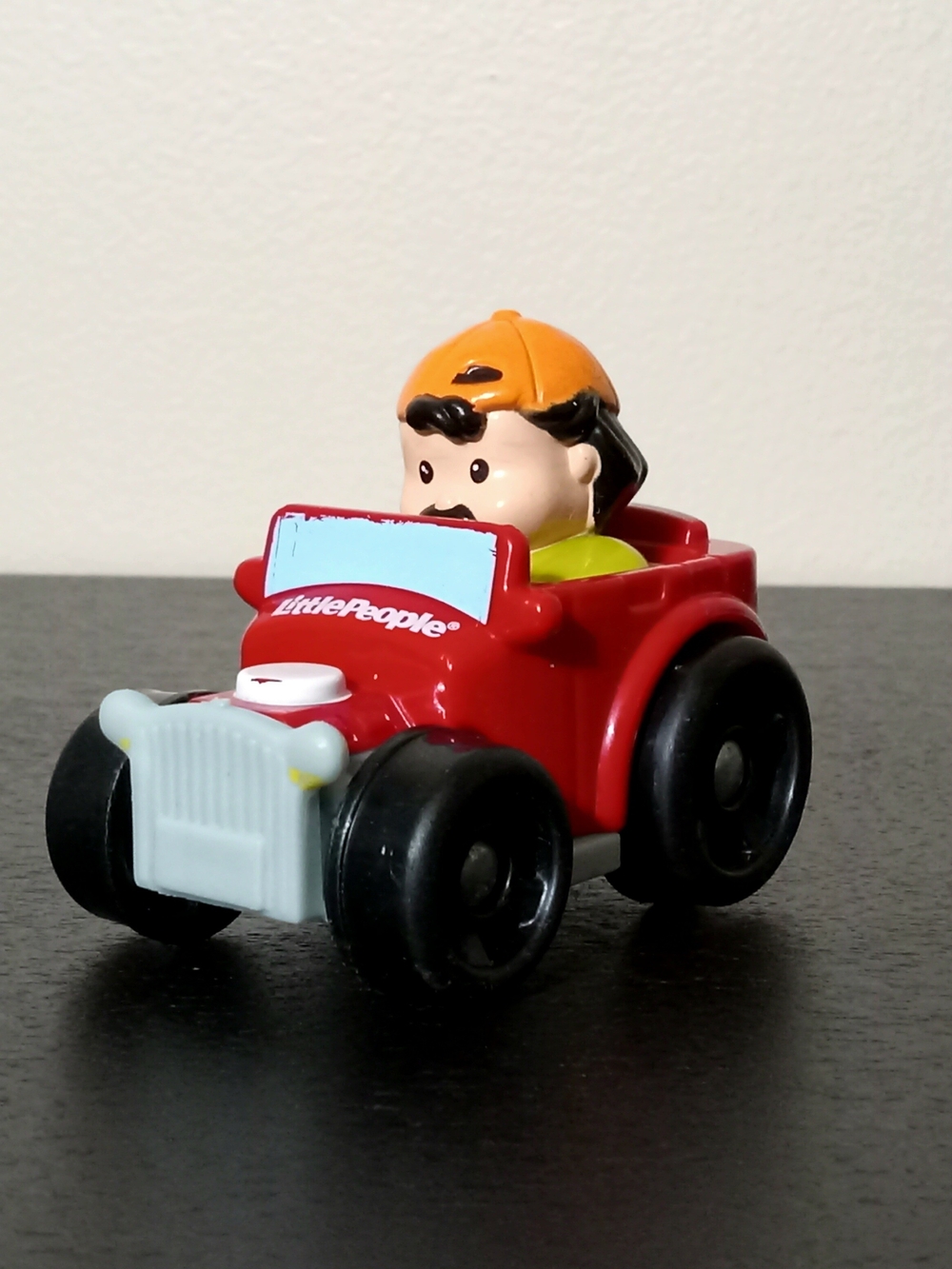 Vintage Fisher-Price Little People Wheelies Red Hot Rod Car (2010)